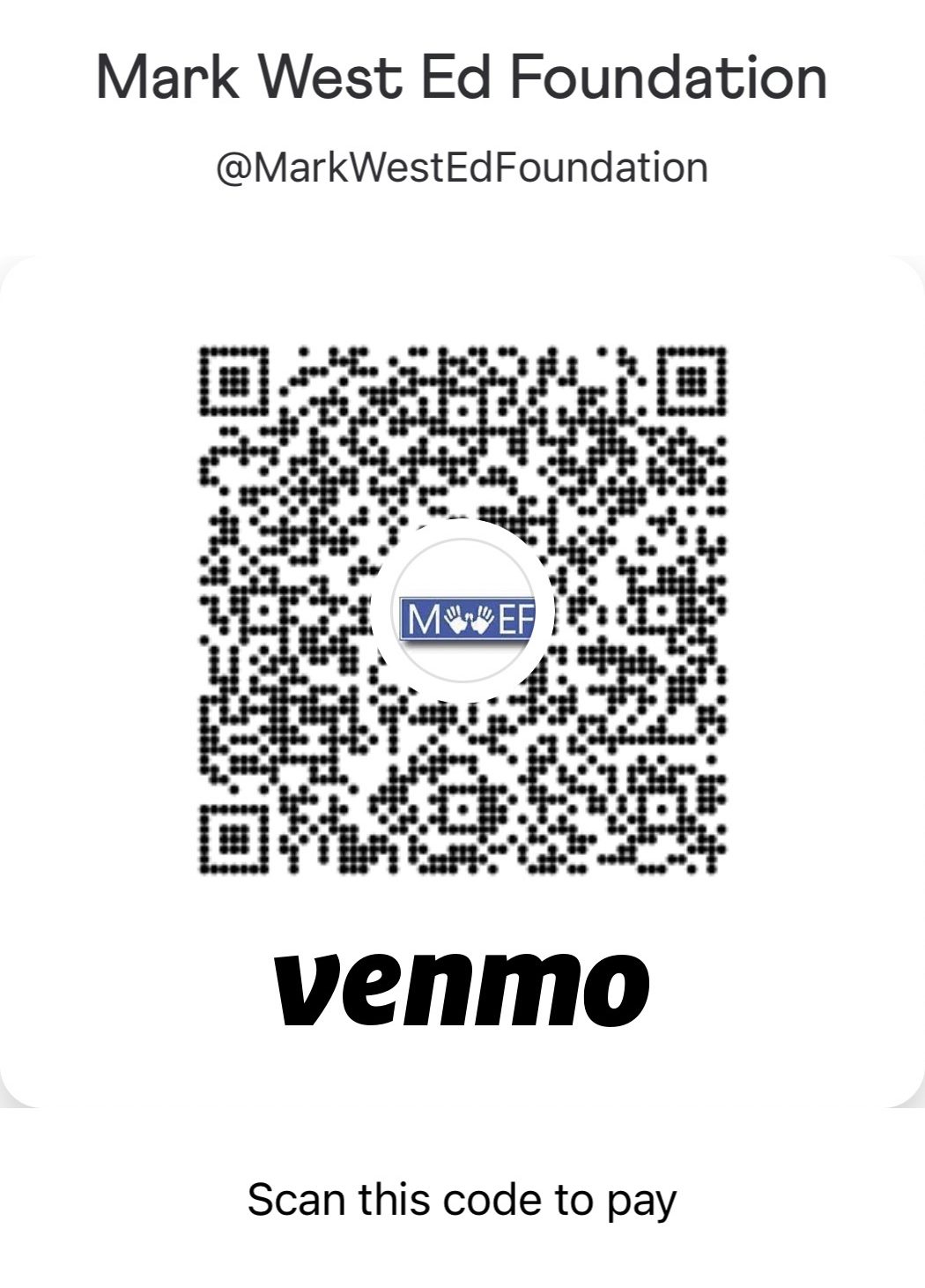 MWEF QR Code